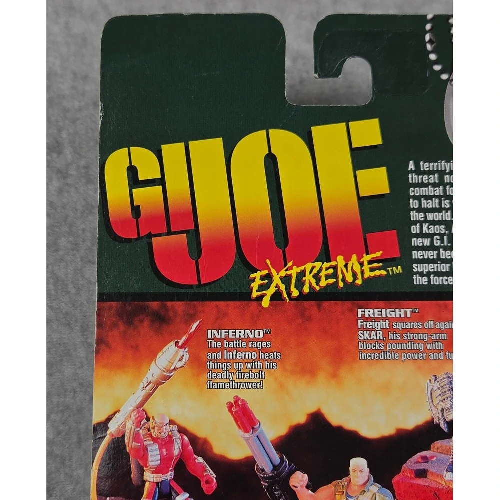 GI Joe Extreme Iron Klaw Action Figure 1995 Kenner SKAR Leader Vintage Toy